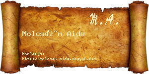 Molcsán Aida névjegykártya